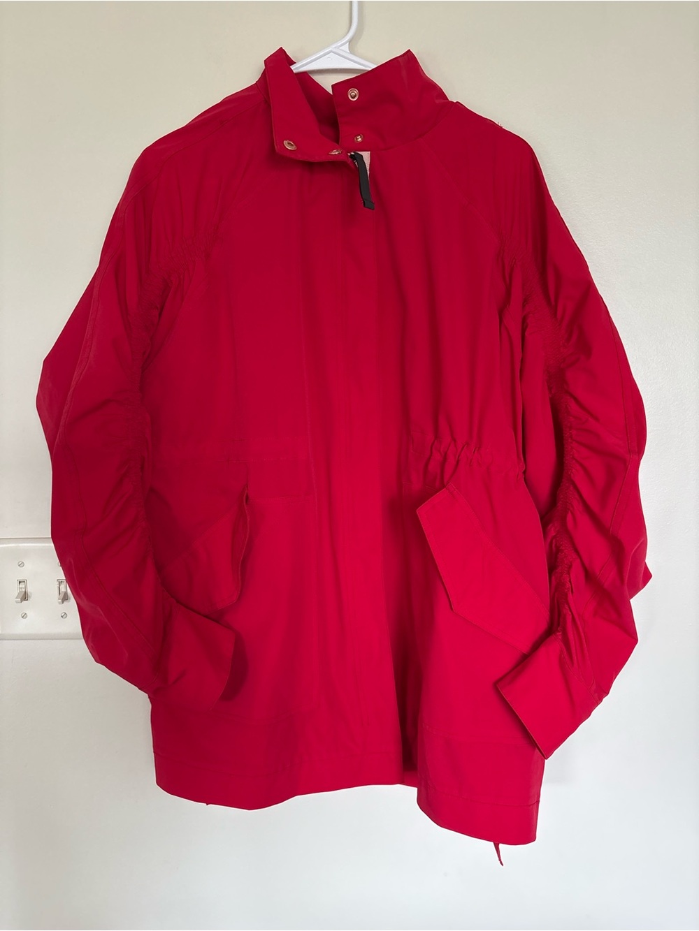 Like New Fabletics Lightweight Jacket Unique Scrunched Sleeves